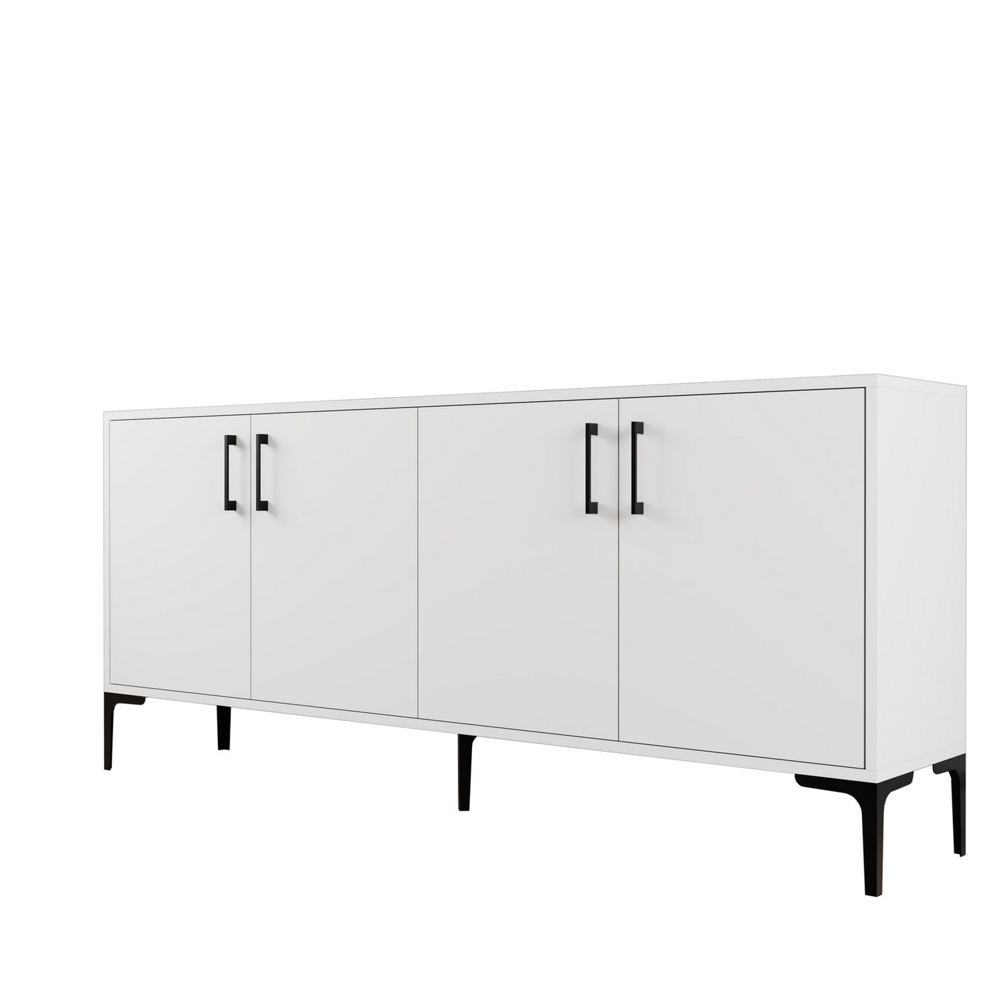 Μπουφές Λευκό 180x35x78cm | 845HCT5307