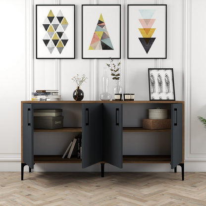 Μπουφές Καρυδί
Ανθρακί 160x35x78cm | 845HCT5322