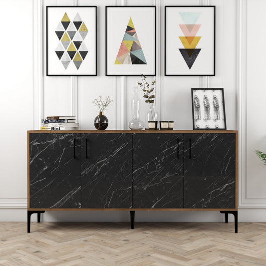 Μπουφές Καρυδί
Μαύρο Μάρμαρο 160x35x78cm | 845HCT5327