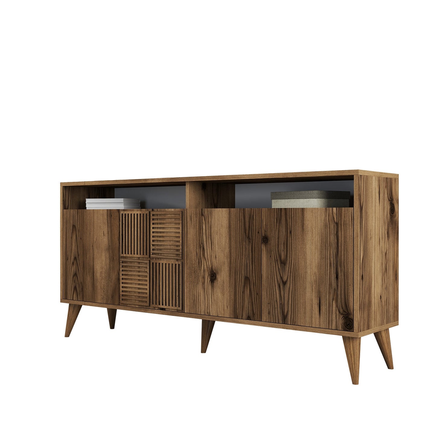 Μπουφές Καρυδί 160x35x78cm | 845HCT5332