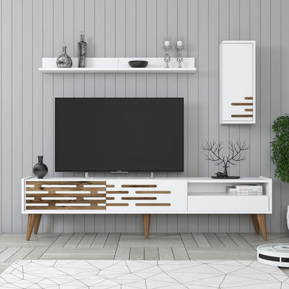 Έπιπλο Τηλεόρασης TV Βάση Σύνθεση Λευκό | 845HCT5348