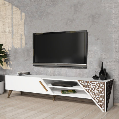 Έπιπλο Τηλεόρασης TV Βάση Σύνθεση Λευκό | 845HCT5501