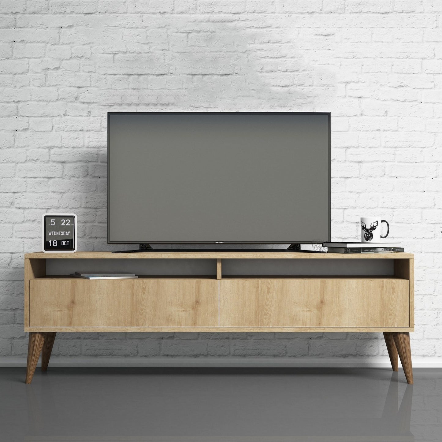 Έπιπλο Τηλεόρασης TV Βάση Σύνθεση Δρυς | 845HCT5510