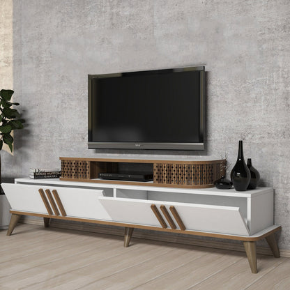 Έπιπλο Τηλεόρασης TV Βάση Σύνθεση Λευκό | 845HCT5512