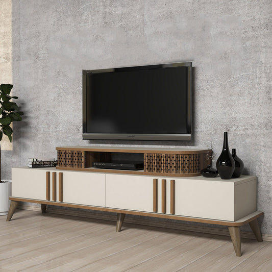 Έπιπλο Τηλεόρασης TV Βάση Σύνθεση Κρεμ | 845HCT5513