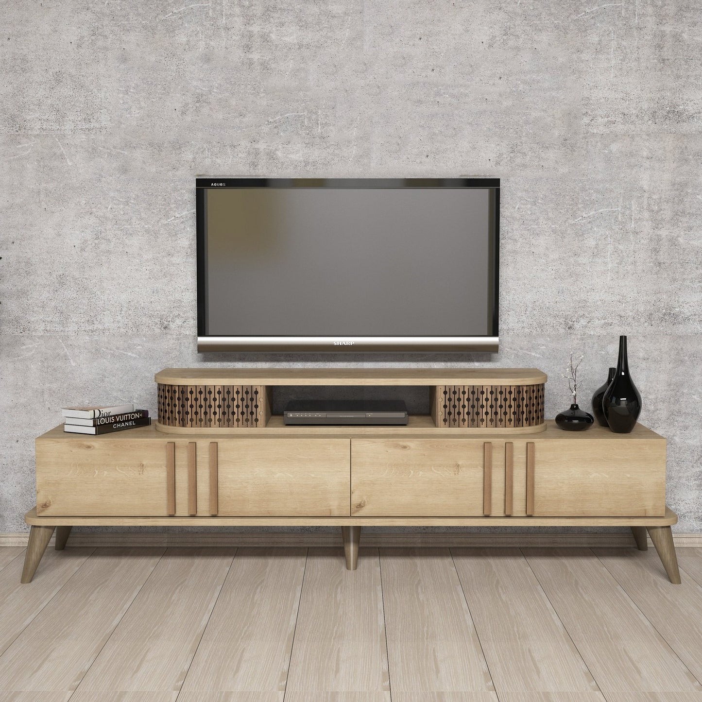 Έπιπλο Τηλεόρασης TV Βάση Σύνθεση Δρυς | 845HCT5514