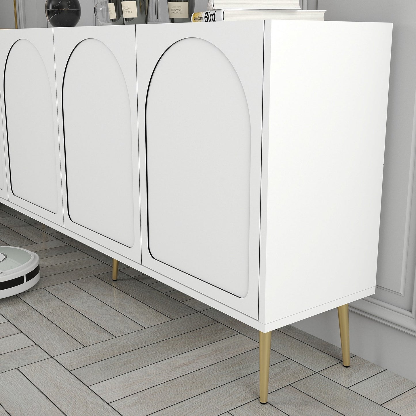 Μπουφές Λευκό
Χρυσό 180x35x80cm | 845HCT5527