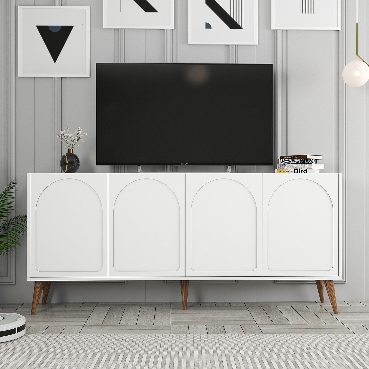 Μπουφές Λευκό
Καρυδί 180x35x81cm | 845HCT5533