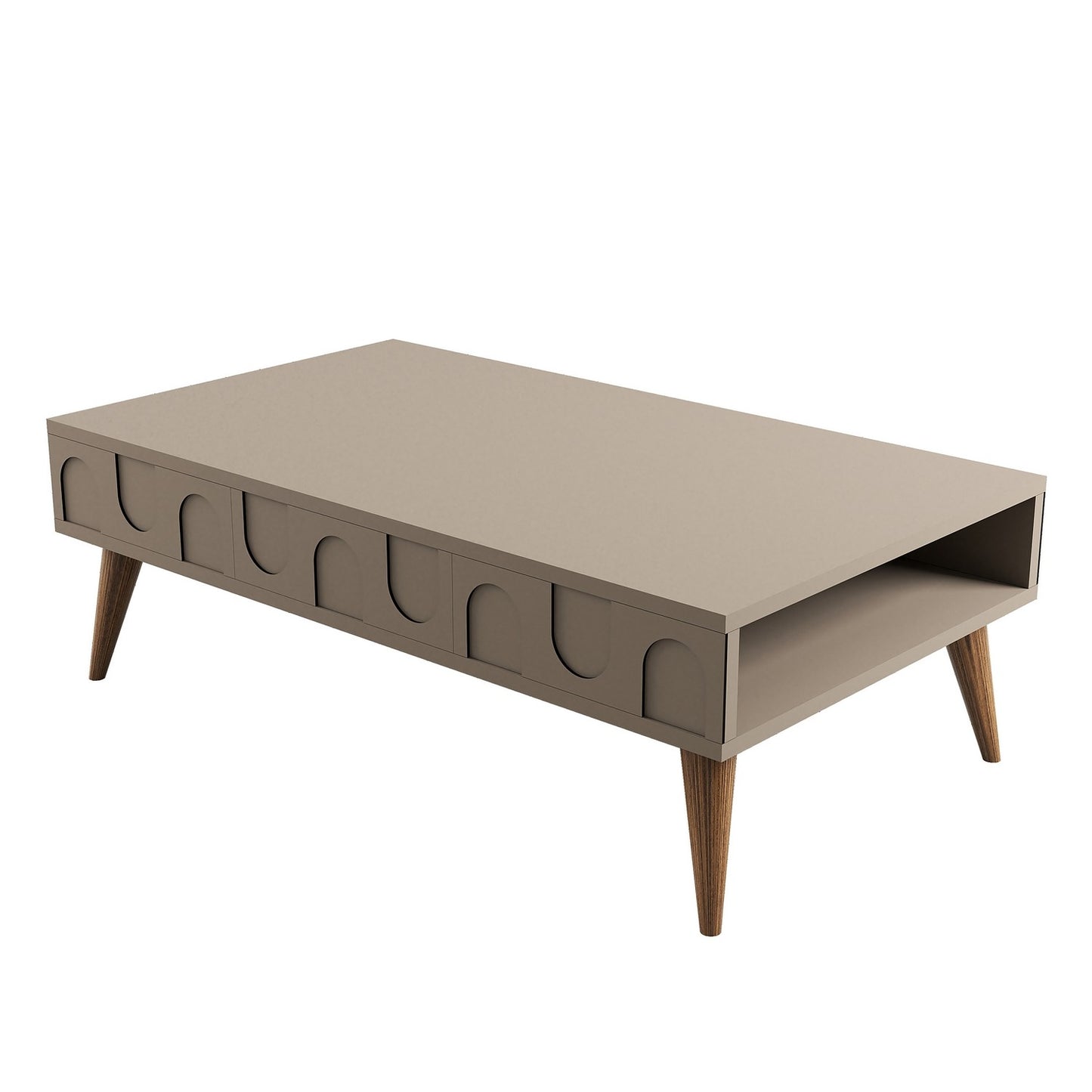 Τραπεζάκι Σαλονιού Atlas - Καρυδί 105 x 60 x 34,6 εκ GR845HCT5548