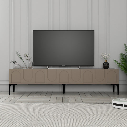 Έπιπλο Τηλεόρασης TV Βάση Σύνθεση Atlas Μαύρο | 845HCT5594