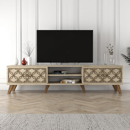Έπιπλο Τηλεόρασης TV Βάση Σύνθεση Travertine | 845HCT5599