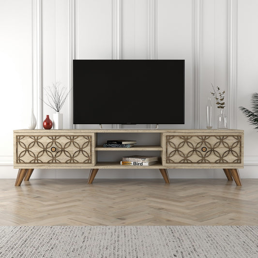 Έπιπλο Τηλεόρασης TV Βάση Σύνθεση Travertine | 845HCT5599