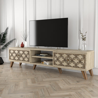 Έπιπλο Τηλεόρασης TV Βάση Σύνθεση Travertine | 845HCT5599