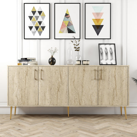 Μπουφές Τραβερτίνη 180x35x78cm | 845HCT5602