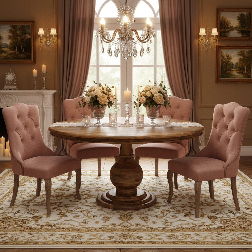 Τραπέζι Τραπεζαρίας Ροτόντα