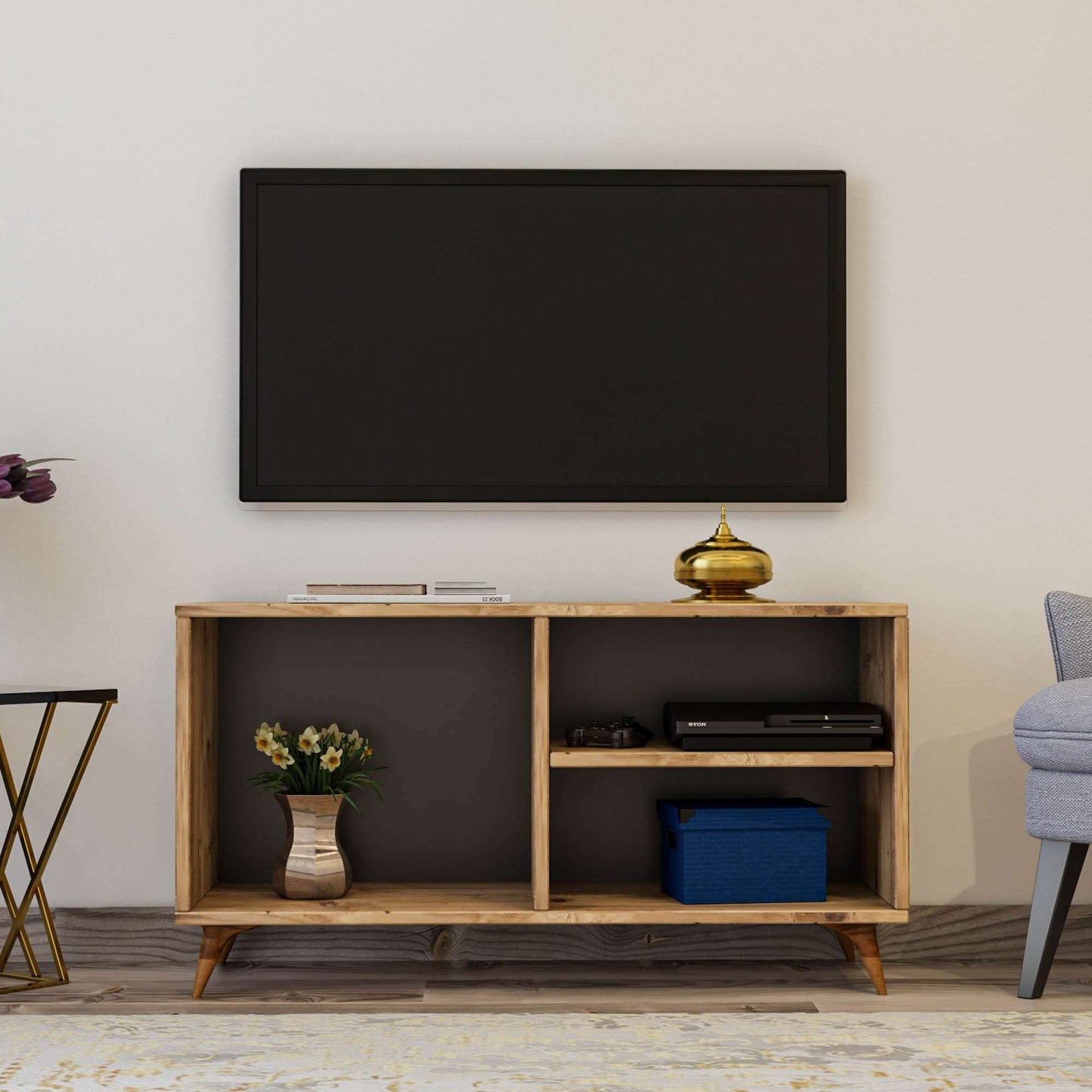 Έπιπλο Τηλεόρασης TV Βάση Σύνθεση Pine | 854KLN3011