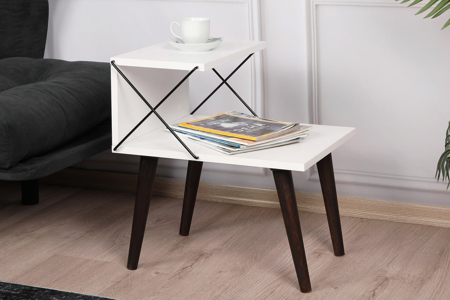 Κομοδίνο Βοηθητικό Τραπεζάκι 56x45x11 εκ. | 854KLN3308