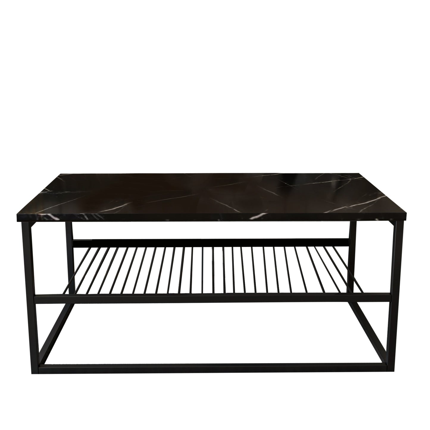 Τραπεζάκι Σαλονιού Μαύρο 95 x 55 x 42 εκ GR854KLN4305
