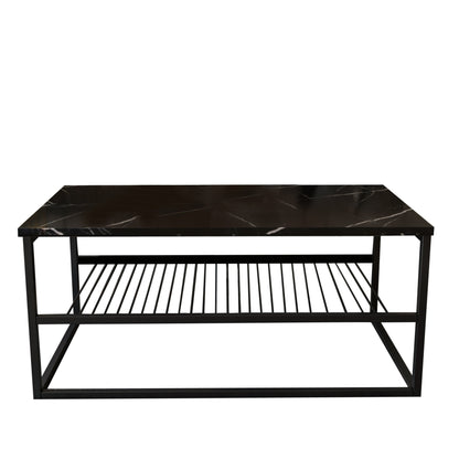 Τραπεζάκι Σαλονιού Μαύρο 95 x 55 x 42 εκ GR854KLN4305