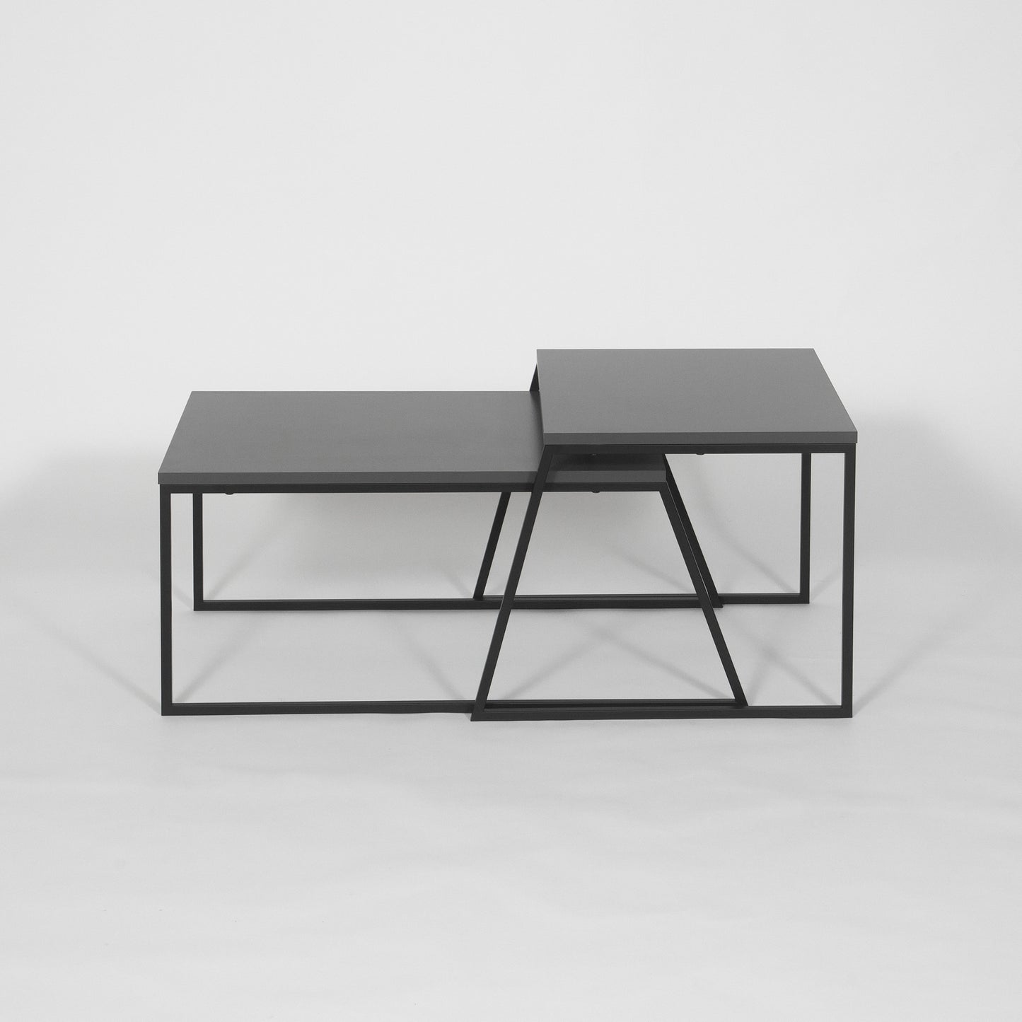 Τραπεζάκι Σαλονιού Set Ανθρακί - Μαύρο 88 x 50 x 38 εκ GR855DTE2914