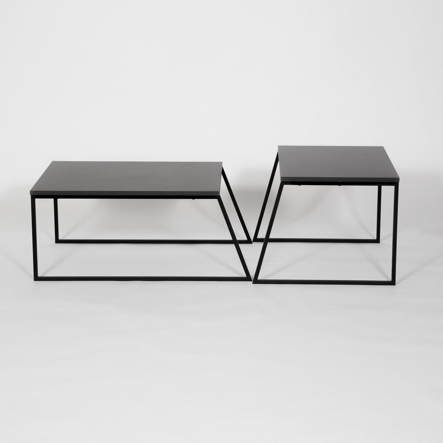 Τραπεζάκι Σαλονιού Set Ανθρακί - Μαύρο 88 x 50 x 38 εκ GR855DTE2914
