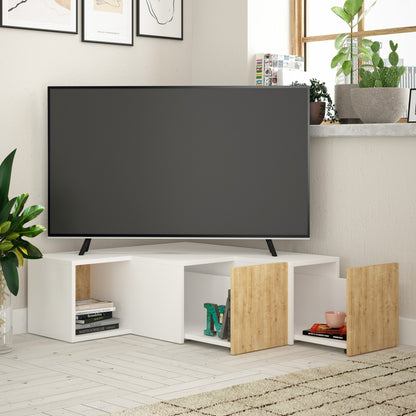 Έπιπλο Τηλεόρασης TV Βάση Σύνθεση Λευκό Δρυς | 855DTE3052