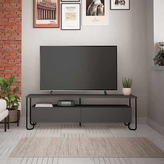 Έπιπλο Τηλεόρασης TV Βάση Σύνθεση Ανθρακί | 855DTE3061