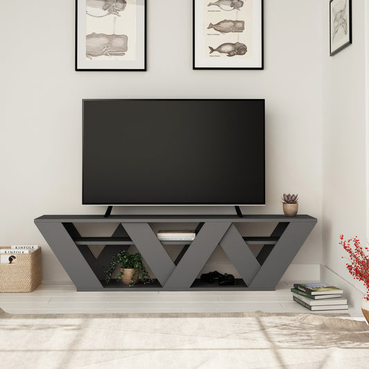 Έπιπλο Τηλεόρασης TV Βάση Σύνθεση Ανθρακί | 855DTE3069