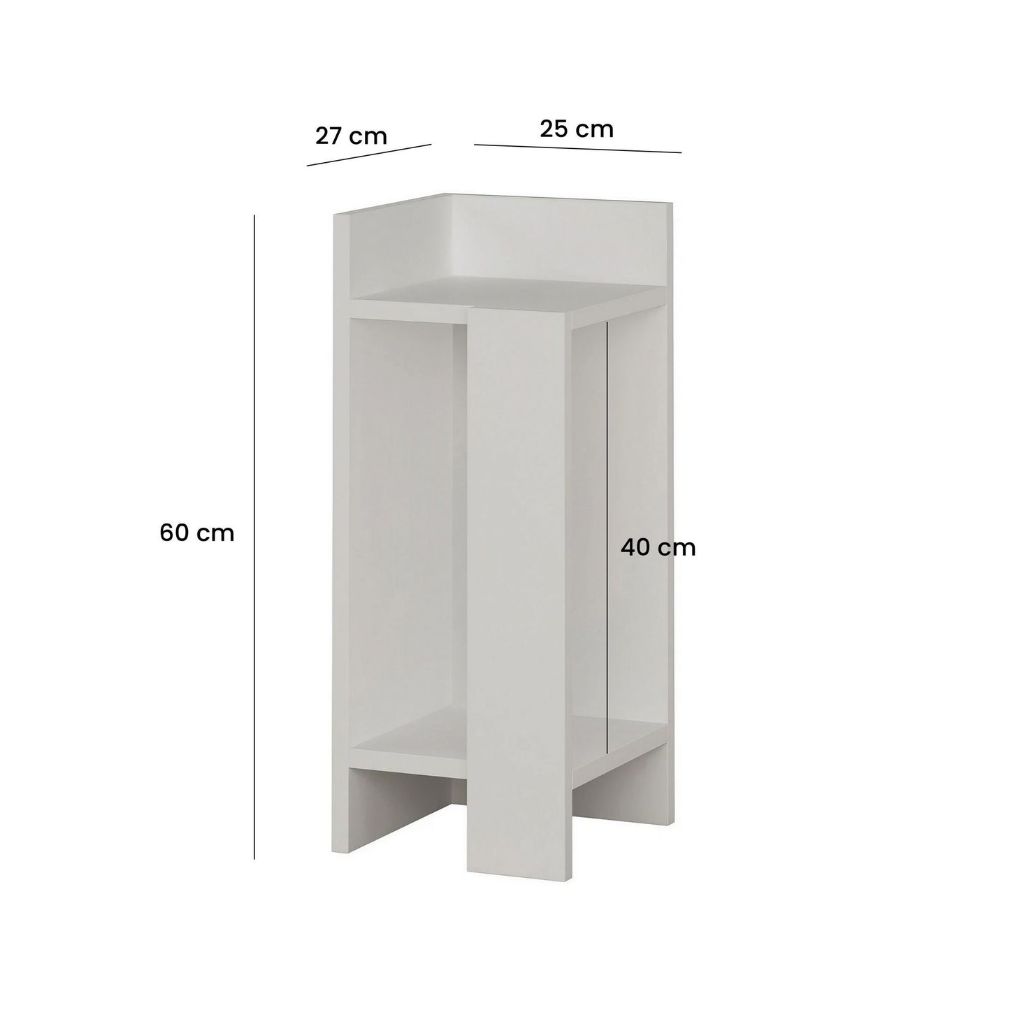 Κομοδίνο Βοηθητικό Τραπεζάκι 69,5x30,5x12 εκ. | 855DTE3505