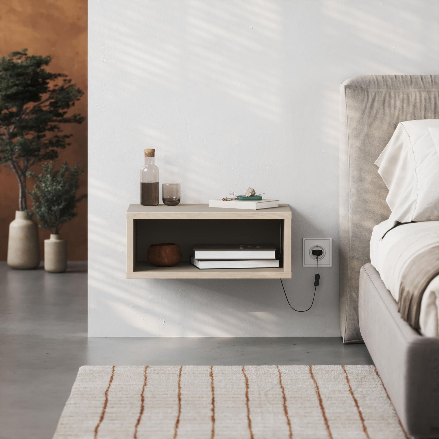 Κομοδίνο Βοηθητικό Τραπεζάκι 33,2x54x10,5 εκ. | 855DTE3558