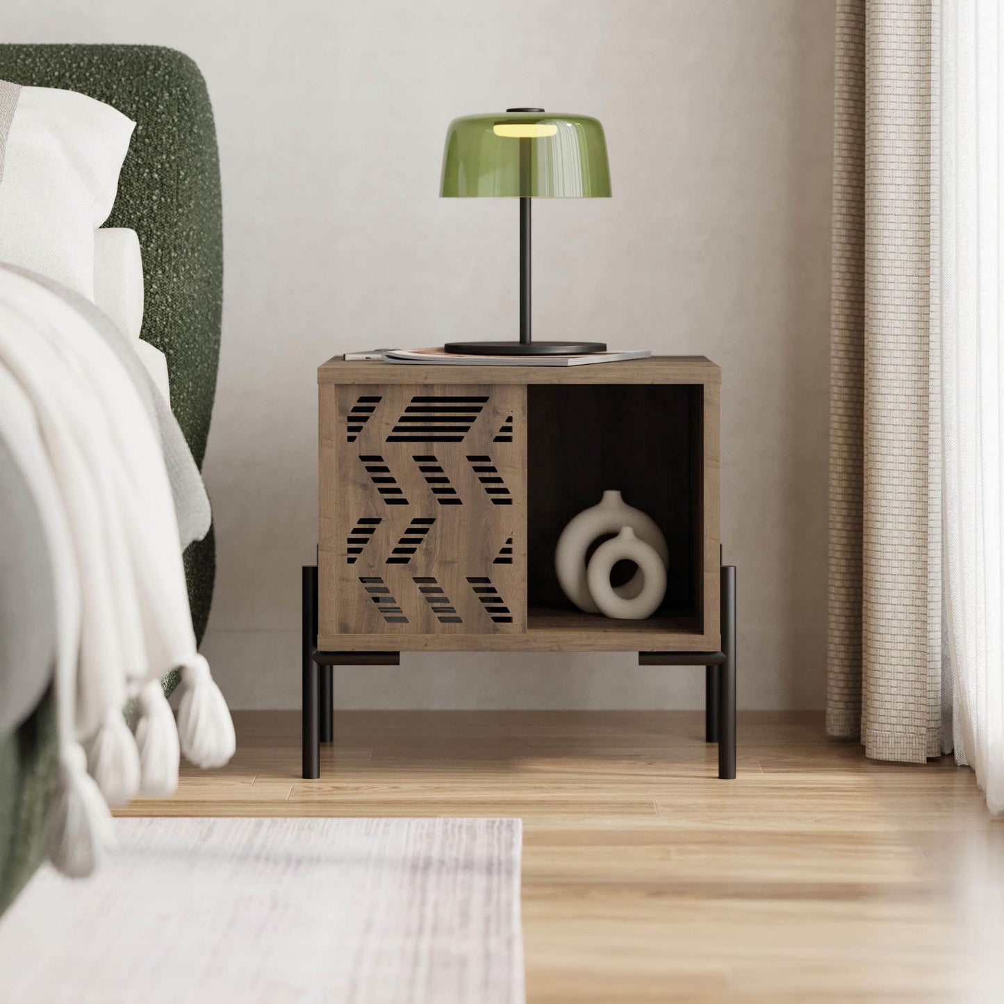 Κομοδίνο Βοηθητικό Τραπεζάκι 43,3x54,5x15,5 εκ. | 855DTE3561