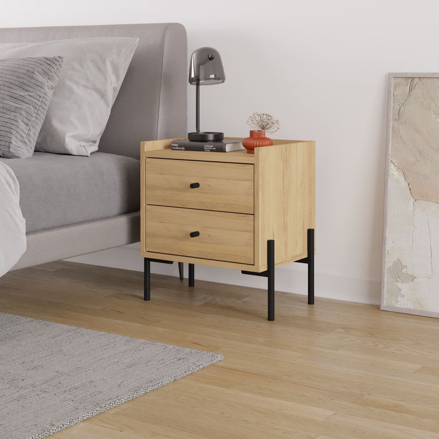 Κομοδίνο Βοηθητικό Τραπεζάκι 38,2x65,5x19,2 εκ. | 855DTE3573