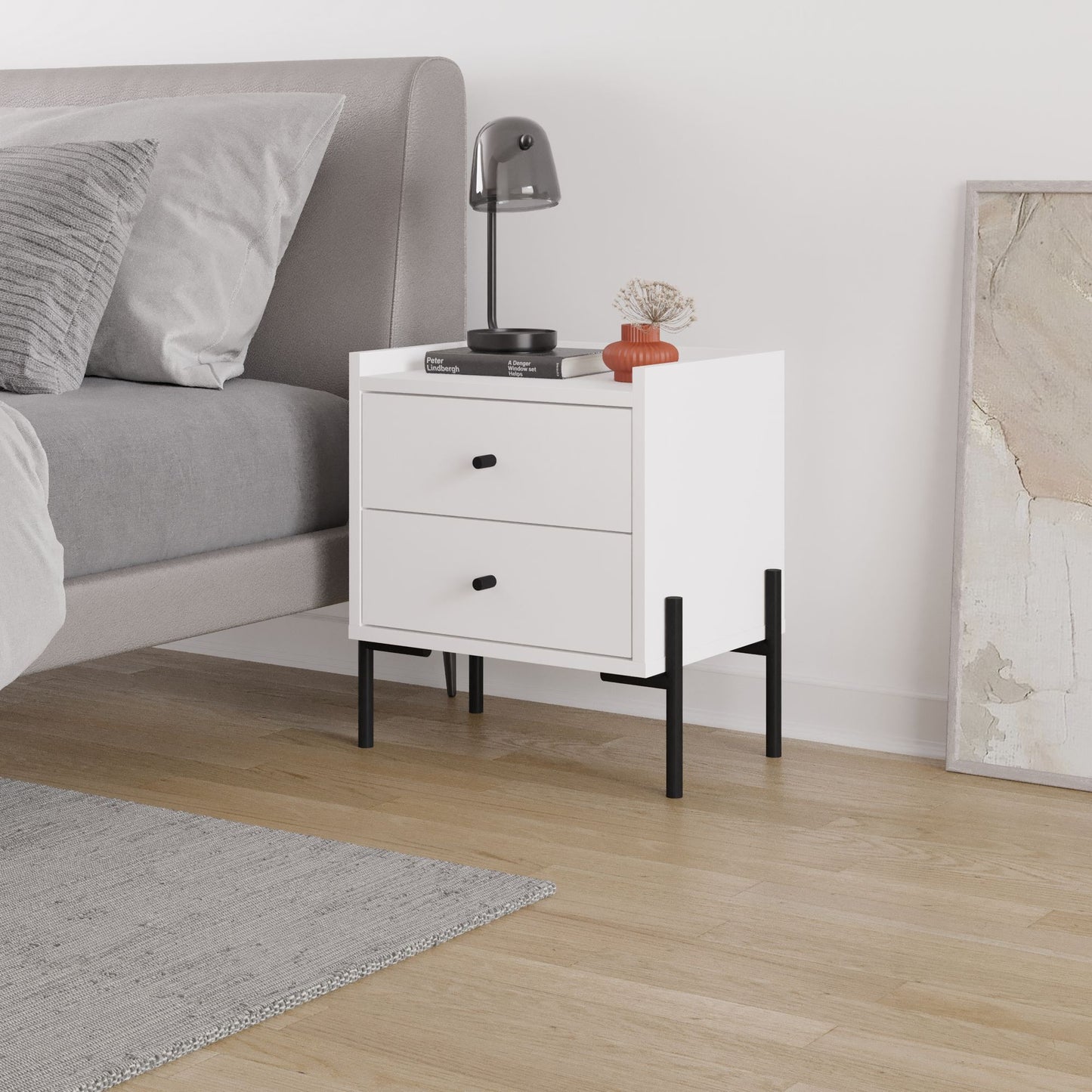 Κομοδίνο Βοηθητικό Τραπεζάκι 38,2x65,5x19,2 εκ. | 855DTE3574