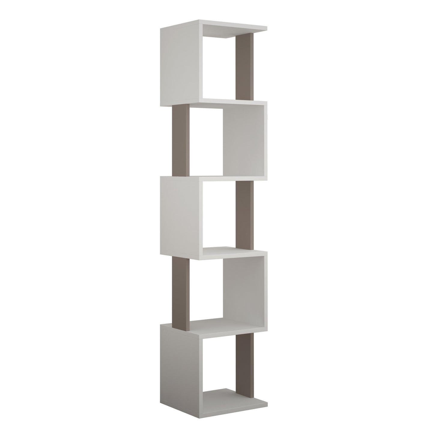 Βιβλιοθήκη 35 × 30 × 161 εκ. Λευκό Light Mocha GR855DTE3703