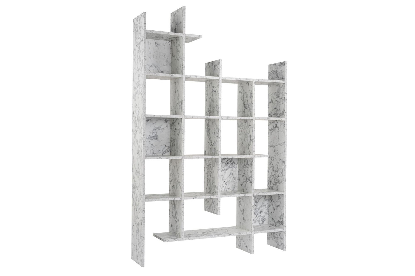 Βιβλιοθήκη 122 × 25,5 × 188 εκ. Carrara Marble GR855DTE3787