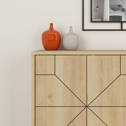 Μπουφές Δρυς 123x35x62,4cm | 855DTE4216