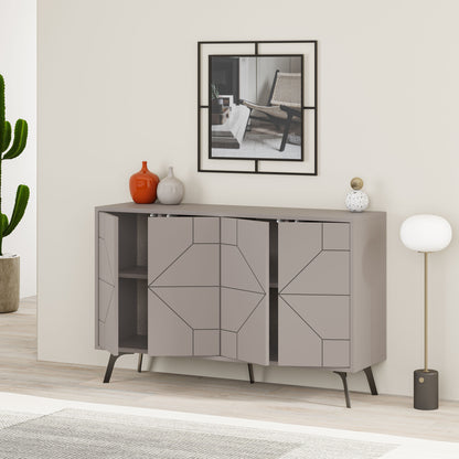 Μπουφές Light Mocha 123x35x62,4cm | 855DTE4217
