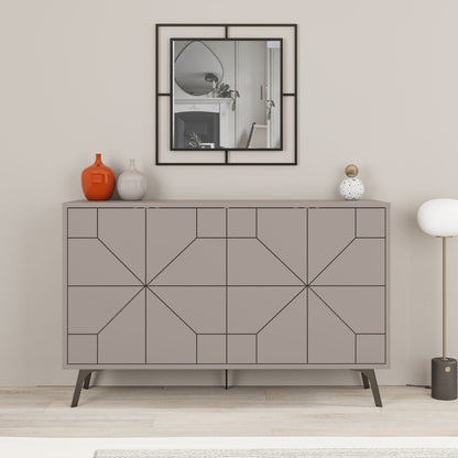 Μπουφές Light Mocha 123x35x62,4cm | 855DTE4217