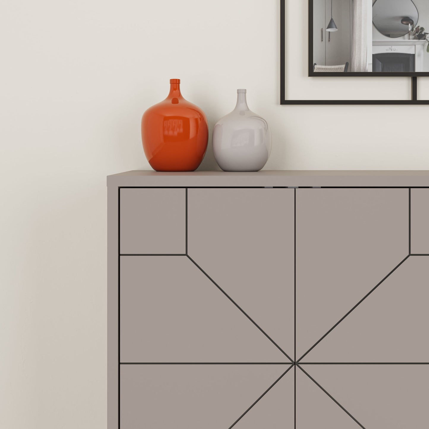 Μπουφές Light Mocha 123x35x62,4cm | 855DTE4217