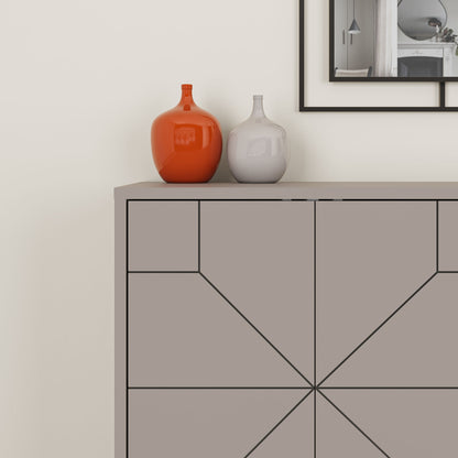 Μπουφές Light Mocha 123x35x62,4cm | 855DTE4217