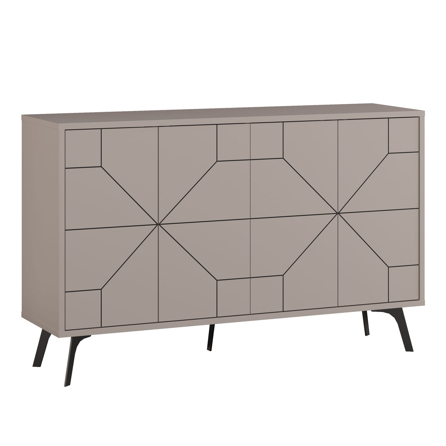 Μπουφές Light Mocha 123x35x62,4cm | 855DTE4217