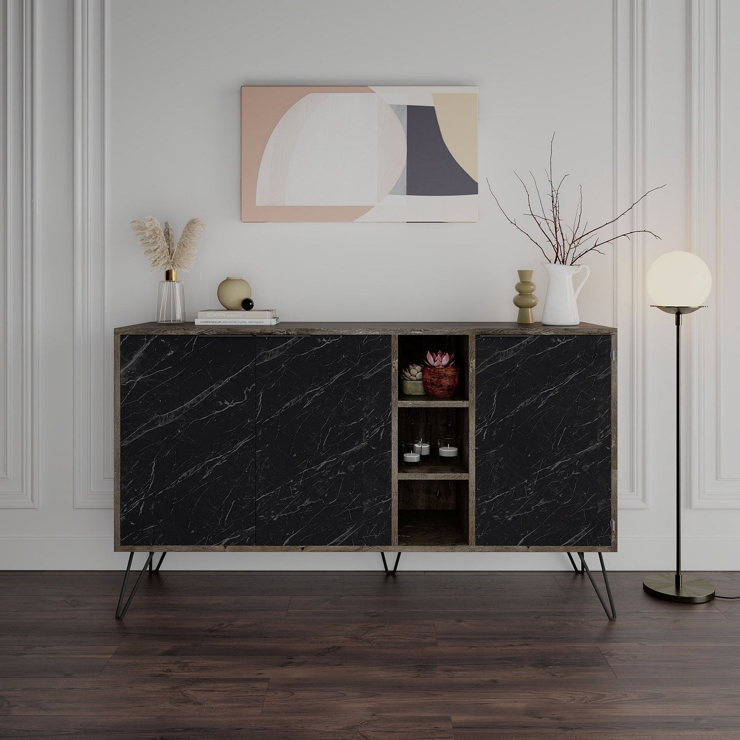 Μπουφές Dark Καφέ
Bendir 142x35,6x83cm | 855DTE4227