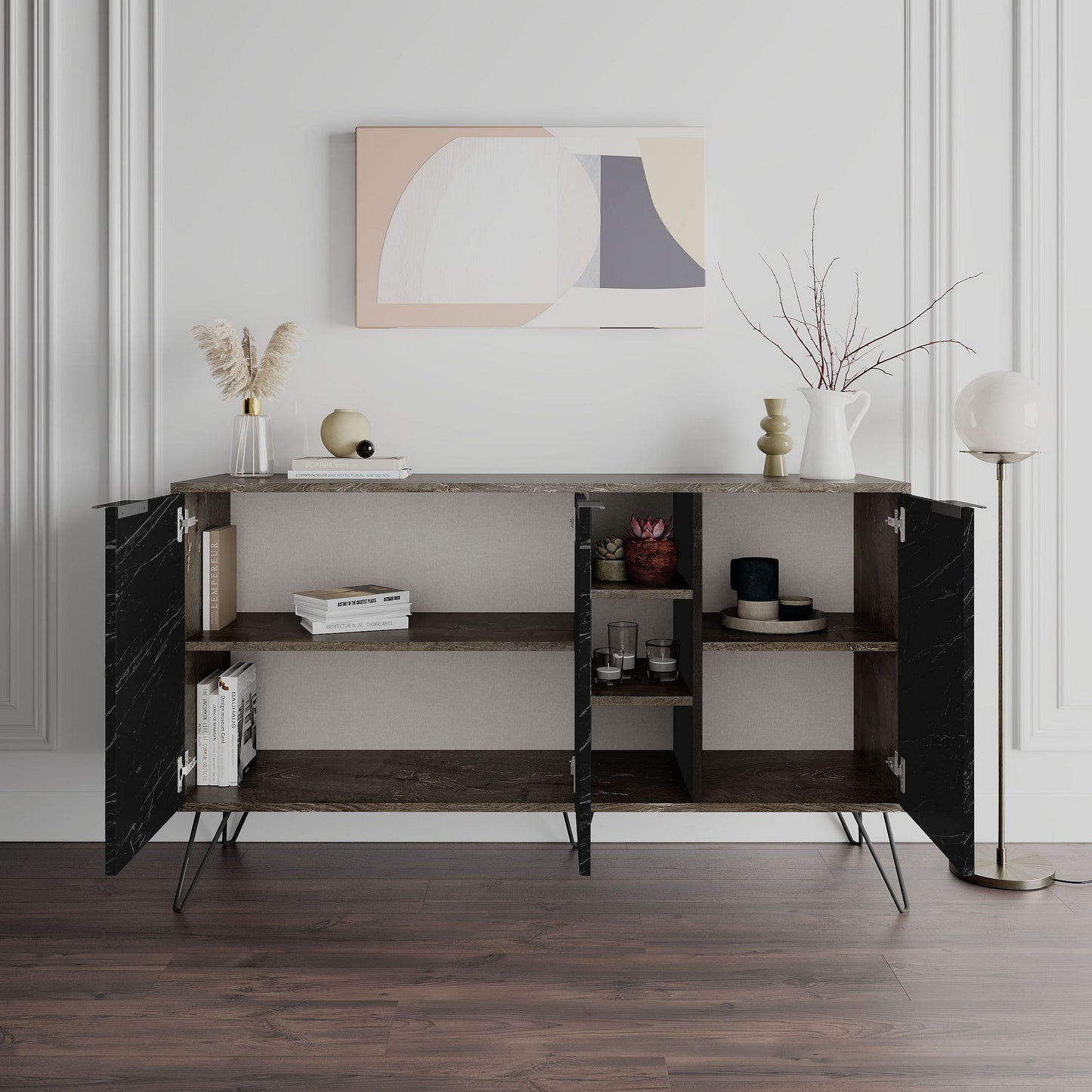 Μπουφές Dark Καφέ
Bendir 142x35,6x83cm | 855DTE4227