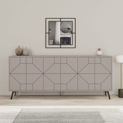 Μπουφές Light Mocha 184x35x77,4cm | 855DTE4234