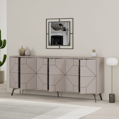 Μπουφές Light Mocha 184x35x77,4cm | 855DTE4234