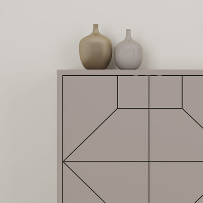 Μπουφές Light Mocha 184x35x77,4cm | 855DTE4234