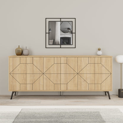 Μπουφές Δρυς 184x35x77,4cm | 855DTE4235