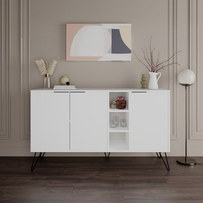Μπουφές Λευκό 142x35,6x83cm | 855DTE4237