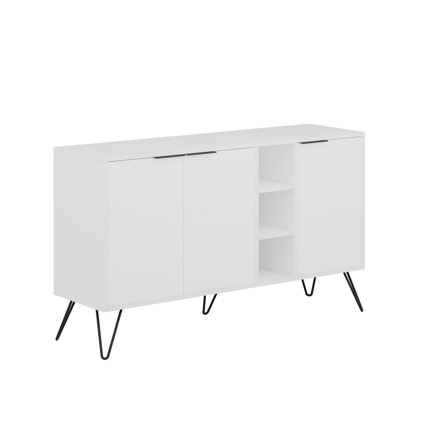 Μπουφές Λευκό 142x35,6x83cm | 855DTE4237