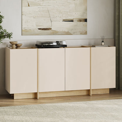 Κονσόλα Μπουφές 180x80x45 εκ Μινκ / Δρυς Sapphire 855DTE4255